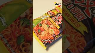 Finding The BEST KOREAN RAMEN NOODLES 😍🤯  Nissin Geki Spicy Korean Cheese Ramen Review  India [upl. by Oster893]