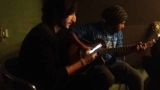 Saanson ke  Raees Shahrukh Khan  KK  Accoustic Guitar Cover  By Rahul [upl. by Ainot369]