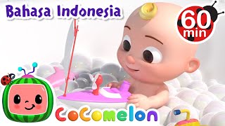 Lagu Mandi  CoComelon Bahasa Indonesia  Lagu Anak Anak [upl. by Arhna]