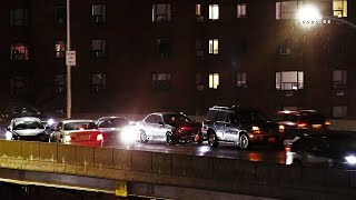 Caught on Camera Dramatic MultiVehicle Pileup  FDR Drive Manhattan [upl. by Utimer]