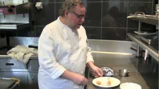 Gert Van Hecke prepares a dish at De Karmeliet [upl. by Dranrev]