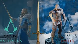 La spada delledenLa spada lucente confronto Assassins creed valhallaAssassins creed unity [upl. by Ateikan]