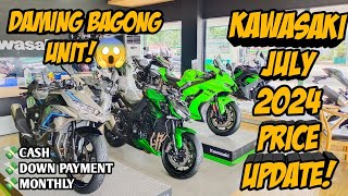 July 2024 Kawasaki Big Bike Price Update Maraming Bagong Unit😱 Langga Gail [upl. by Som971]