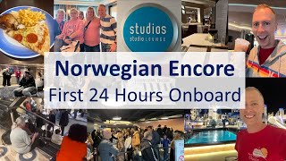 Norwegian Encore 2023  Experience the First 24 Hours Onboard my First NCL Cruise  Initial Review [upl. by Arinaj122]