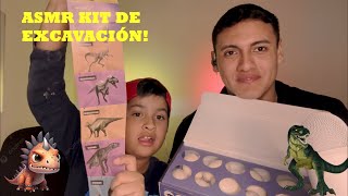 ASMR KIT DE EXCAVACION l HUEVOS DE DINOSARUOS l STRONGER ASMR [upl. by Janifer]