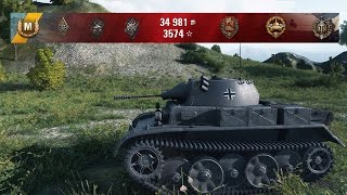 WoT PzKpfw II Luchs  8 kills  2600 DMG  Mountain Pass [upl. by Nomar]