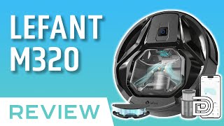 Lefant M320 Robot Vacuum Cleaner and Mop Combo Review [upl. by Demaggio283]