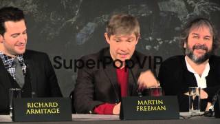 Martin Freeman at The Hobbit UK Press Conference Martin [upl. by Noirod769]