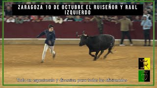 🔝 Zaragoza El Pilar 10 ▪ 10 ▪ 23 Suelta de Vaquillas ▪ Ganaderías El Ruiseñor y Raul Izquierdo 🔝 [upl. by Ladiv124]