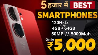 One of the Best smartphone at ₹5000 in 2024  Top 5 best Smartphone under 5000  budget smartphone [upl. by Thorfinn161]