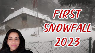 First Snowfall of The Year 2023  Nainital [upl. by Boni]