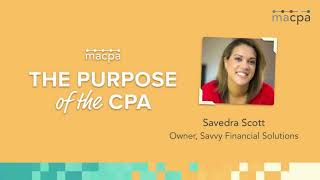 The Purpose of the CPA Savedra Scott [upl. by Yromem]