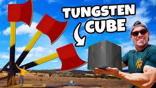 Can We Chop The World’s Strongest Cube In Half [upl. by Iago]