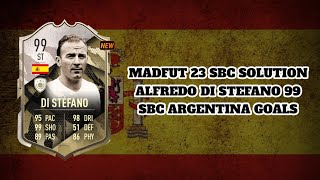 Alfredo Di Stefano Sbc Argentina Goals Madfut 23 [upl. by Nyvlem]