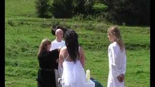 The Handfasting Of Hannah amp Dean Pagan Wedding [upl. by Adlee]