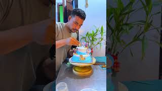 How to make 2tier toppers cake designs 🤩cake youtubeshorts 2tiercake cakedesigns boycake [upl. by Leba]