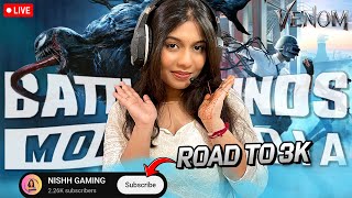 BGMI 34 VENOM UPDATE LIVE  BGMI KANNADA LIVE  GIRLGAMER bgmilive bgmigirlgamerlive shorts [upl. by Ellerrehs]