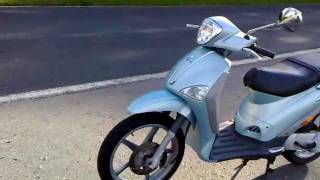 Piaggio Liberty 2T 50 Acceleration [upl. by Purington]