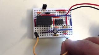 TOGGLE SWITCH WITH RELAY buildcircuitcom [upl. by Ardnasella]