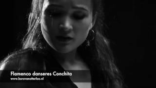 Flamenco danseres Conchita  jong talent als Spaanse danseres [upl. by Nolyar]