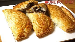 Beef and Mushroom Hand Pies  One Pot Chef [upl. by Atteloiv160]