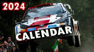 WRC´s 2024 Calendar  Everyone ready for a new season [upl. by Eilrak918]