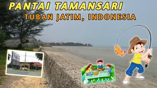 🏝TEPI JALAN COCOK UNTUK MEMANCING ATAU HEALING❗Pantai Taman Sari Tuban💫 [upl. by Robinson918]