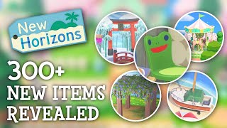 Animal Crossing New Horizons  300 NEW ITEMS Revealed 20 Update [upl. by Ddarb]