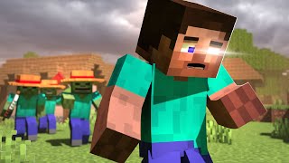 Steve become Herobrine 1  Minecraft Animation [upl. by Rosanne]