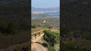 2023  Roc dAzur  7 Oct  1st climb rocdazur vtt rocazur sport canyon adventure [upl. by Essiralc]