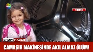 Çamaşır makinesinde akılalmaz ölüm [upl. by Lozar373]