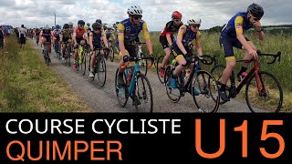 Course cycliste U15 et U17F de Quimper Menfouest 2024 [upl. by Kessia]