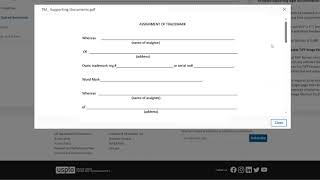 Trademark registration Resubmitting a trademark request in Assignment Center [upl. by Conrade]