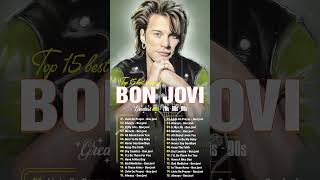 Bon Jovi Greatest Hits Full Album  Livin On Prayer classicrockgreatesthits 80smusic reels [upl. by Aillij]