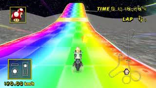 Mario Kart Wii CTGP Classic  N64 Rainbow Road Lunar v101 Staff Ghost  204437 [upl. by Margette446]