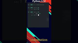 Python 312  full course  indentation [upl. by Druce]