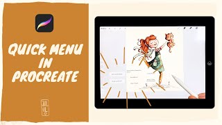 Quick Menu in Procreate  How to set it up and how I use it  Short Tutorial [upl. by Durtschi]