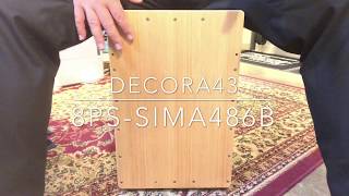 Decora43 8PSsima468b 島村楽器オリジナル カホン 試奏動画 [upl. by Malley]