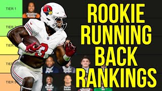 Post NFL Draft Top 15 Rookie RB Rankings wTiers  2024 Dynasty Fantasy Football [upl. by Jarin]