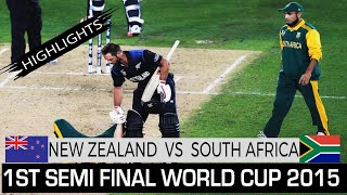 New Zealand vs South Africa 1st Semi final World Cup 2015 at Auckland [upl. by Oona]