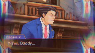 Phoenix calls Edgeworth daddy  funny wrightworth moment in AA Dual Destinies [upl. by Rraval391]