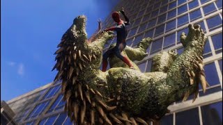 Spider man vs Lizard Boss Fight TASM suit  Marvels SpiderMan 2 [upl. by Dollie]