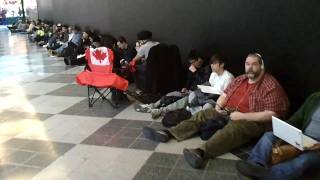 iPad 2 Launch Day Line Walden Galleria [upl. by Anavas]