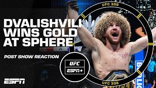 Reaction to Merab Dvalishvili defeating Sean O’Malley at Noche UFC  UFC 306 Post Show [upl. by Warrick]