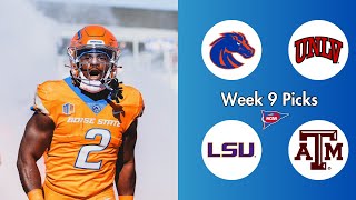 College Football Week 9 Picks amp Predictions  2024 [upl. by Yup]