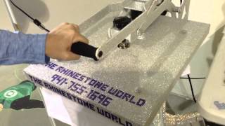 How To Make A Multi Layer Rhinestone Heat Press Vinyl Shirt [upl. by Coppins874]