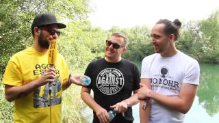 Szene Openair 2015 Antilopen Gang im Interview [upl. by Witty89]