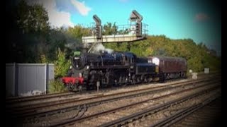 BR Std 4 in Steam on the Main Line [upl. by Nuahsel]