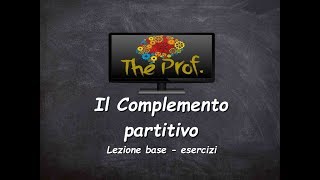 Analisi logica Il Complemento partitivo esercizi [upl. by Anicnarf339]