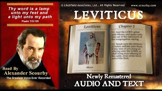 3  Book of Leviticus Read by Alexander Scourby  AUDIO amp TEXT  FREE on YouTube  GOD IS LOVE [upl. by Vincents]